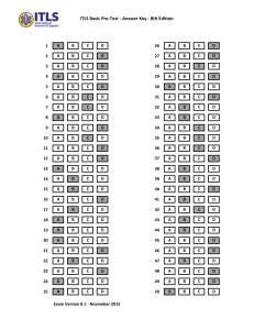 ITLS 8e Basic Pre-Test Answer Key