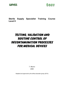 Steam Sterilization Validation Guide