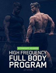 Full Body High Frequency Program by Jeff Nippard (z-lib