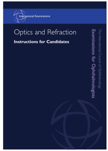 ICO Optics Syllabus