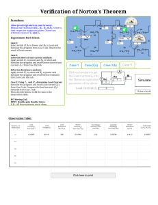 Norton's Theorem Verification Lab Guide