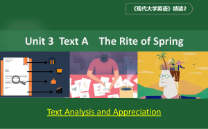 The Rite of Spring Text Analysis