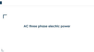 AC three phases Electric Power