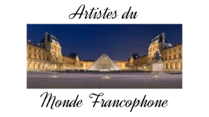 Artistes francophones
