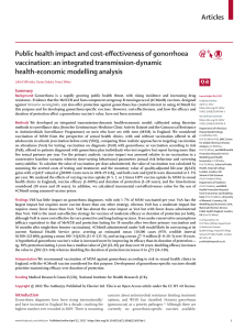 Public health impact and cost-effectiveness