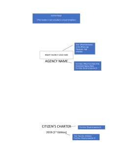 Reference B - Citizen s Charter Editable Template