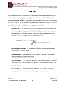 VSEPR Theory: Predicting Molecular Geometry