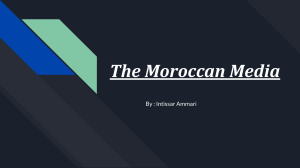 The Moroccan Media