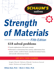 Schaum s Outline of Strength of Materials, Fifth Edition (Schaum s Outline Series) (William Nash,