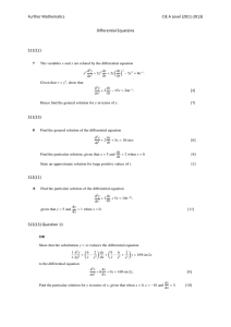 Differential-Equations-FURTHER-MATHEMATICS-Abrar Nasir