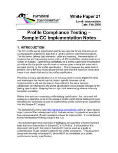 ICC white paper 21-SampleICCProfileCompliance