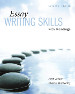 Essay Writing Skills with Readings by John Langan Sharon Winstanley (z-lib.org)