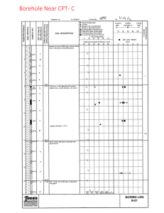 BoreHole Near CPT- C