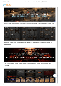 Diablo 2 Resurrected Guides, Tips & News  - UTPLAY.COM
