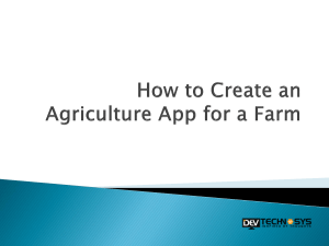 How to Create an Agriculture App for a Farm