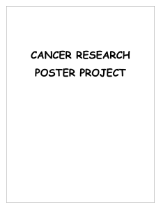 Cancer Research Project