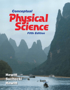 hewitt physics conceptual physical science textbook