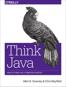 Think Java - How to Think Like a Computer Scientist (2016)