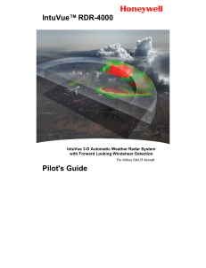 RDR4000 V2 pilot guide for Airbus
