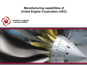 UEC Manufacturing Capabilities