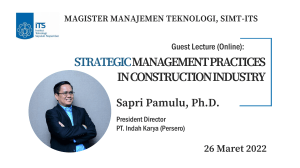 Strategic Management Practices in Construction Industry-Sapri ITS FINAL (1)