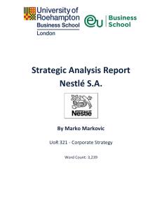 Strategic Analysis Report
