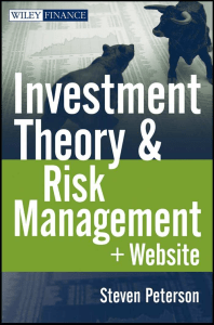 2012 Investment Theory and Risk Managem