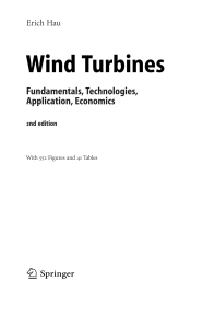 Fundamentals of Wind Turbines by Eric Hau Chapter 3