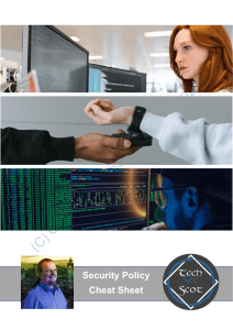Security Policy Cheat Sheet