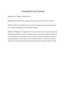 Annotated Essay Proposal