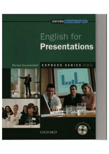 Grussendorf Marion - English for Presentations - Oxford Ss