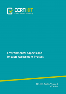 environmental aspects and impacts ass