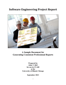 SE Project Report Template