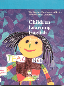 Children Learning English Textbook