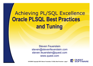 Oracle PLSQL Best Practices and Tuning ( PDFDrive )