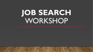 Job Search Workshop (Rev 5)