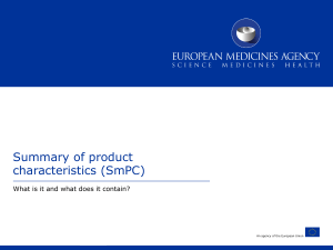 presentation-summary-product-characteristics-smpc en