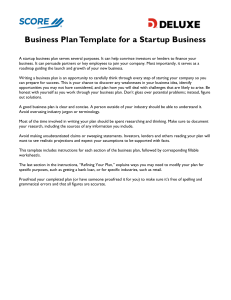 SCORE-Deluxe-Startup-Business-Plan-Template 2
