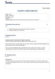 Lesson template