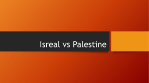 Isreal vs Palestine War Presentation