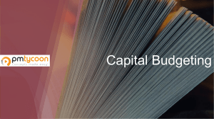 Capital-Budgeting-techniques