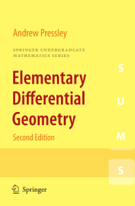 Pressley2010 Book ElementaryDifferentialGeometry