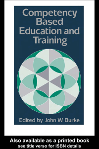 1999 Book Competency Based Education And Training