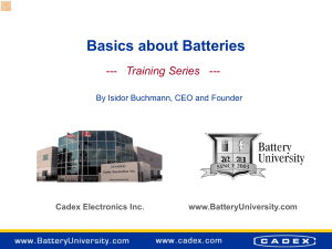 Battery Basics Series