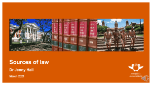 Sources of law Part 1  2021(1)