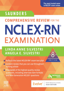 Saunders Comprehensive Review for the NCLEX-RN® Examination, 8e by Linda Anne Silvestri PhD RN FAAN, Angela Elizabeth Silvestri PhD APRNFNP-BC CNE (z-lib.org)