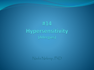 14 - Hypersensitivity