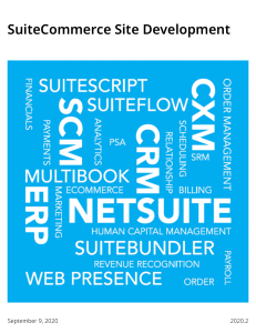 NetSuite SuiteCommerce Site Development