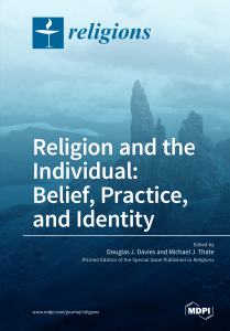 Religion and the Individual Belief Practice and Identity (1)
