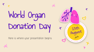 World Organ Donation Day by Slidesgo